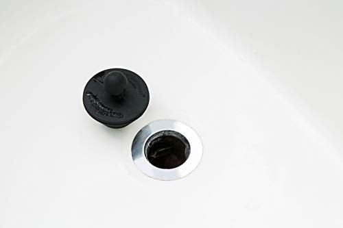 StopShroom Küvet 2li Paket Küvet ve Banyo Lavabo Süzgeçleri için Evrensel Durdurucu, Siyah Fiş 2pk, 2 Adet