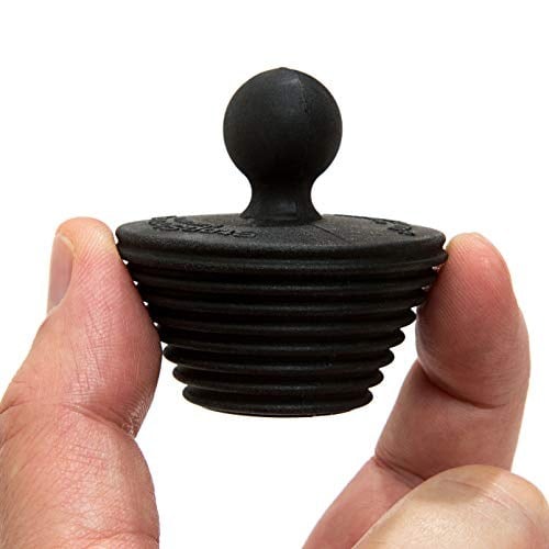 StopShroom Küvet 2li Paket Küvet ve Banyo Lavabo Süzgeçleri için Evrensel Durdurucu, Siyah Fiş 2pk, 2 Adet
