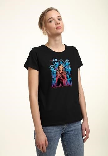 Stranger Things Grup Bisiklet Yaka Tişört Kadın