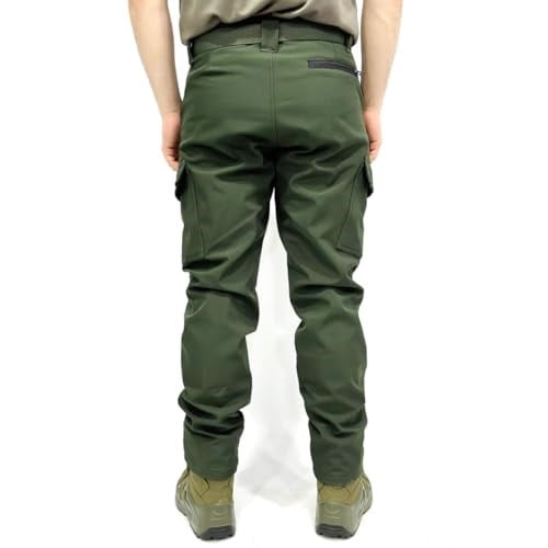 Su-Rüzgar Geçirmez Haki Softshell Pantolon