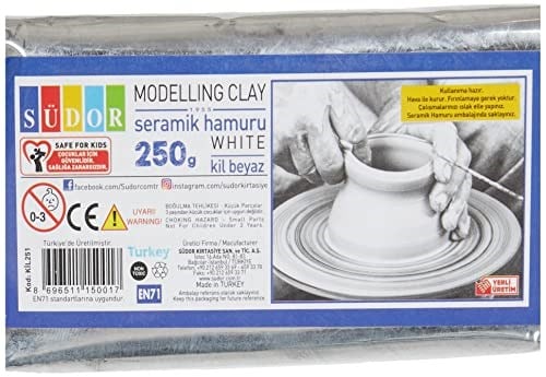 Südor Seramik Kil 250 G Beyaz