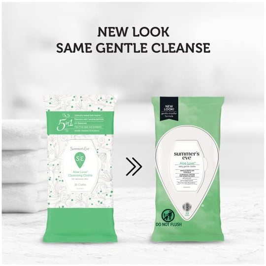 Summers Eve Temizlik Bezleri 32 Adet Aloe Aşk, 32 Adet (3lü Paket)