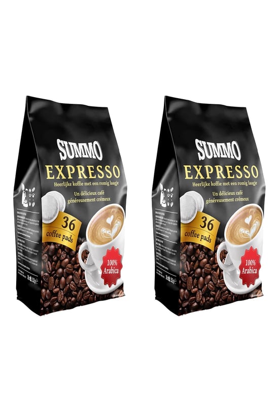 Summo Espresso Philips Senseo Pod Kahve Kapsülü 72’li Avantaj Paketi (36X2 Paket)