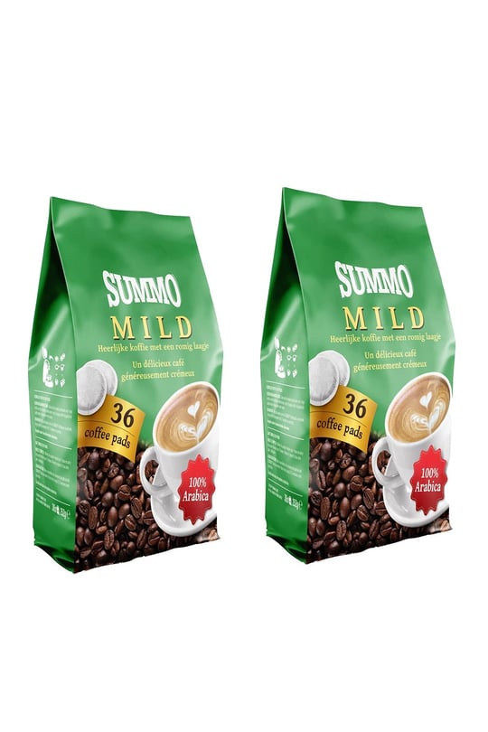 Summo Mild Philips Senseo Pod Kahve Kapsülü 72’li Avantaj Paketi (36X2 Paket)