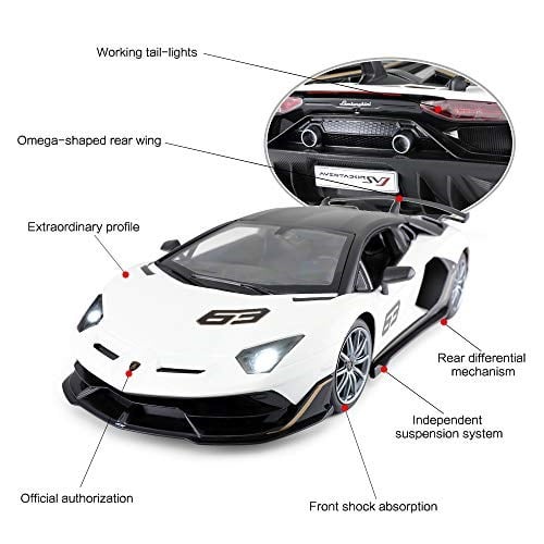 SUNMAN R/C Araba 1/14 Lamborghini Aventador Svj F/F Işıklı 24Ghz