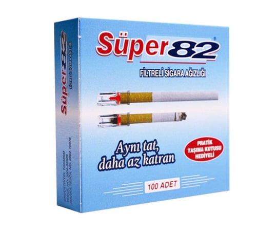 Süper 82 Filtreli Sigara Ağızlığı 100lü