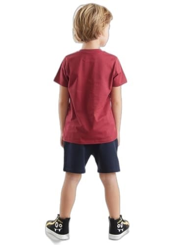 Süper Güçlü Erkek Çocuk T-shirt Şort Takım