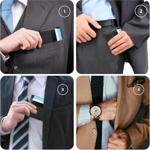 Süper Slim Hakiki Deri Kartlık, Para Cepli Unisex, Ince, Kadın Erkek Kredi Kartlık Cüzdan (Fındık, 6lı Kartlık)