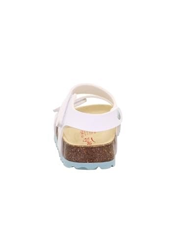Superfit Beyaz Kiz Çocuk Sandalet 1-000123-1030-1 FUSSBETTPANTOFFEL, BEYAZ, 30