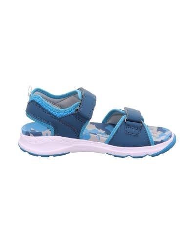 Superfit Erkek Çocuk Criss Cross Mavi Sandalet, 382 000586F