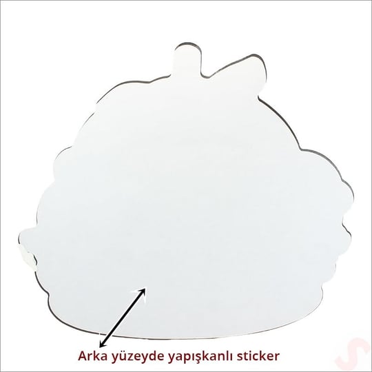 SüSLe Bebek ve Parti Donald Duck Aynalı Duvar Stickerı, 33cm x 30cm