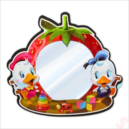 SüSLe Bebek ve Parti Donald Duck Aynalı Duvar Stickerı, 33cm x 30cm