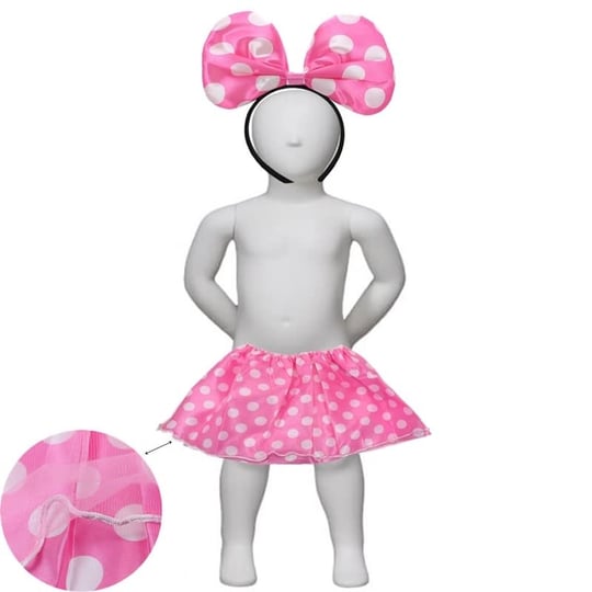 SüSLe Bebek ve Parti Tütü Etek Taç Takım Seti, Pembe
