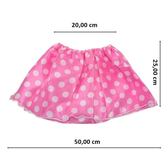 SüSLe Bebek ve Parti Tütü Etek Taç Takım Seti, Pembe