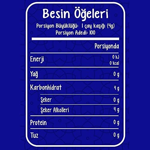 Sweetwell Eritritol Doğal Toz Tatlandırıcı 400 Gr x 2 Adet Sıfır Kalori Keto Diyet Erythritol