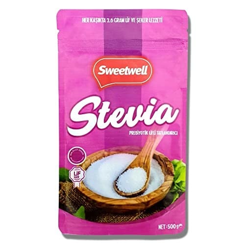 Sweetwell Stevia Prebiyotik Lifli Toz Sofralık Tatlandırıcı 500 Gr