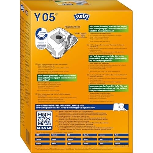 Swirl Y05 EcoPor, Elektrikli Süpürge Toz Torbası