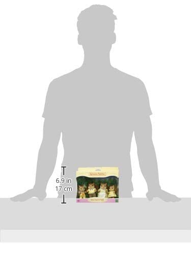 Sylvanian Families 4172 Knacks Ailesi Sincap, Çok Renkli