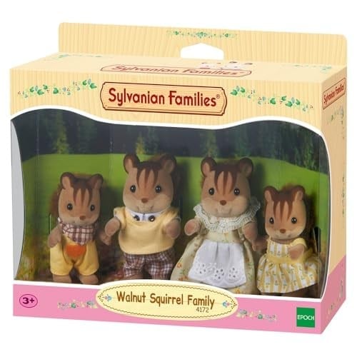 Sylvanian Families 4172 Knacks Ailesi Sincap, Çok Renkli