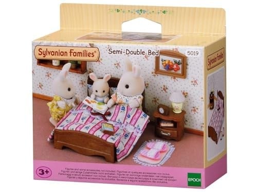 Sylvanian Families 5019 Yarı Çift Kİşilik Yatak Oyuncak Bebek ve Aksesuarlar