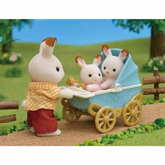 Sylvanian Families Çikolata Kulaklı İkiz Tavşan Bebek