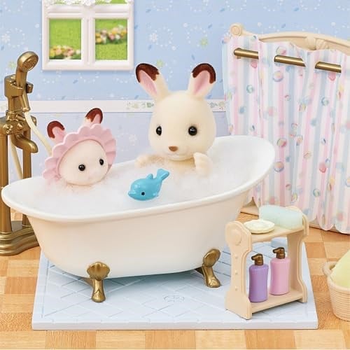 Sylvanian Families EPOCH Banyo Ve Duş Seti, Oyuncak