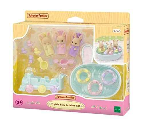 Sylvanian Families Epoch ESF5707 Üçüzler Banyo Seti Oyuncak