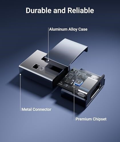 Syntech USB C Kadın - USB Erkek Adaptör 3lü Paket [Seyahat Olması Gerekenler, Alüminyum] USB C - USB Adaptörü, Tip C Şarj Kablosu Güç Dönüştürücü iPhone 17 16 15 Apple Watch AirPods CarPlay ile