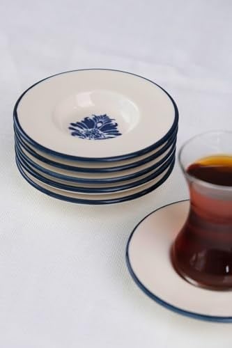 Tabakevi Tabak Evi Porselen Stella Çay Tabağı Seti 12Cm 6 Parça Bns6Ctprs1214