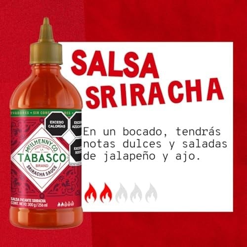 Tabasco Sriracha Acı Biber Sosu 256 Mililitre/300 Gram