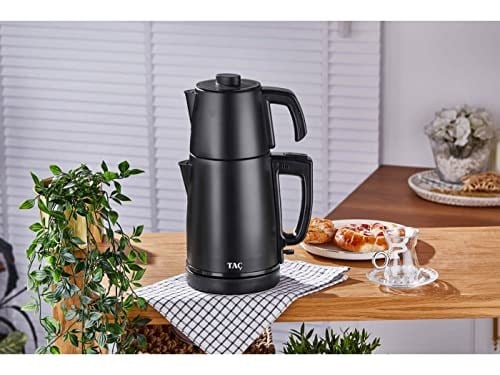 TAÇ KEYFİDEM ÇAY MAKİNASI MAT SİYAH