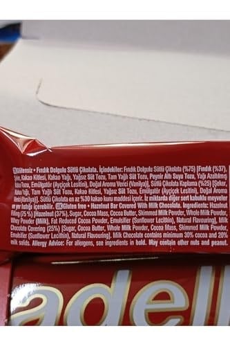 Tadelle Fındık Dol.Sütlü Çik.52 Gr X 16 ADET
