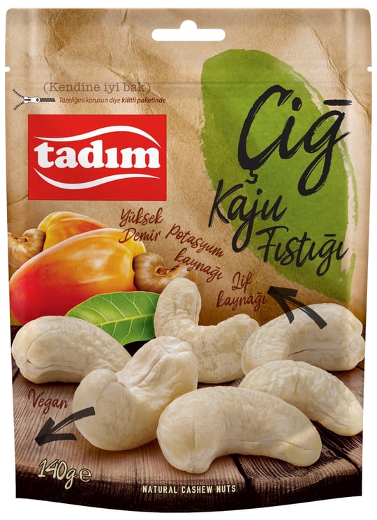 Tadım Kaju Çiğ 140 Gr