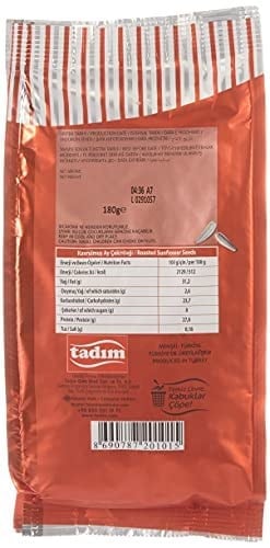 Tadım Klasik Ay Çekirdeği 180 gr 2li paket