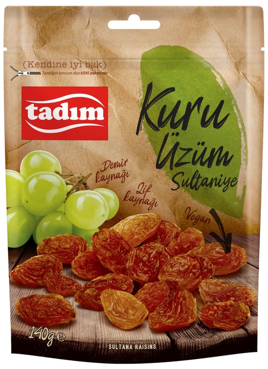 Tadım Kuru Üzüm Sultaniye 140 Gr