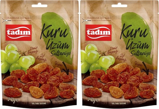 Tadım Kuru Üzüm Sultaniye 140 Gr 2li paket