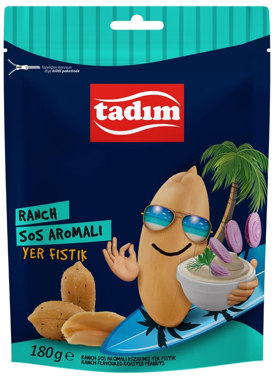 Tadım Yer Fıstığı Ranch Soslu 180 Gr