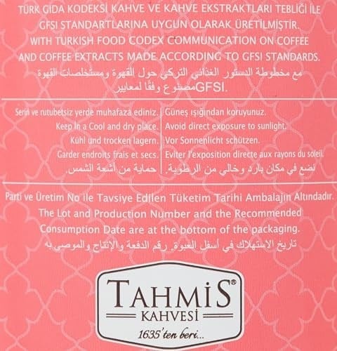 Tahmis Dağ Çilekli Türk Kahvesi Orta Kavrulmuş 250 Gr