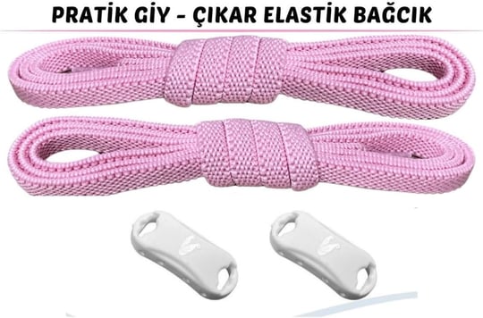 Tak Bırak Ayakkabı Bağcığı, Bağlamaya Gerek Olmayan Yeni Nesil Elastik, Pratik, Akıllı Bağcık
