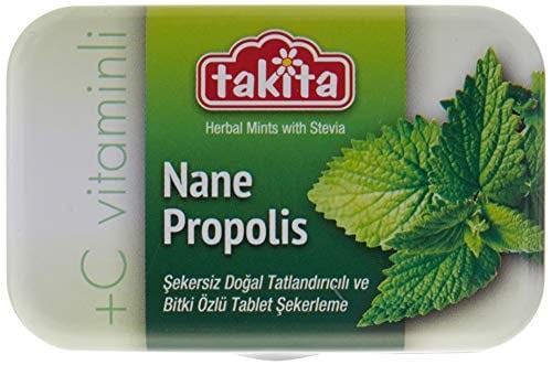 Takita Bitki Şekeri Nane & Propolis 18 Gr