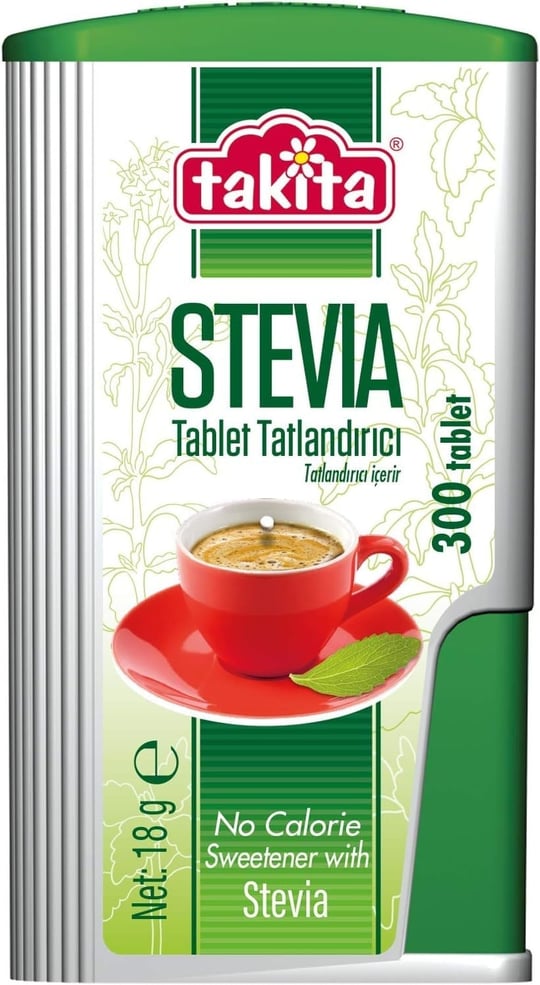 Takita Stevia Tablet Tatlandırıcı 300Ad 18g