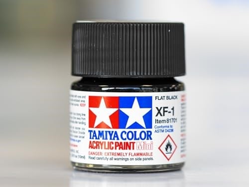 Tamiya Xf-1 Flat Black Mat Akrilik Boya (10 Ml)
