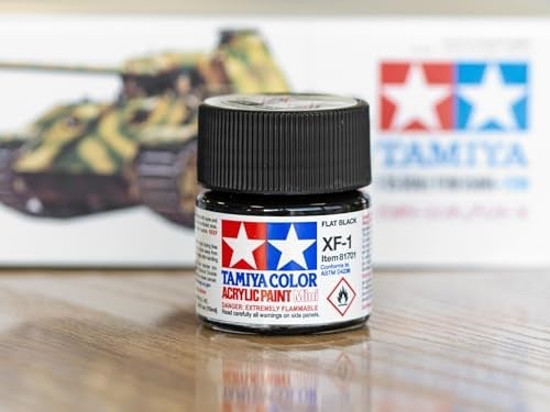 Tamiya Xf-1 Flat Black Mat Akrilik Boya (10 Ml)