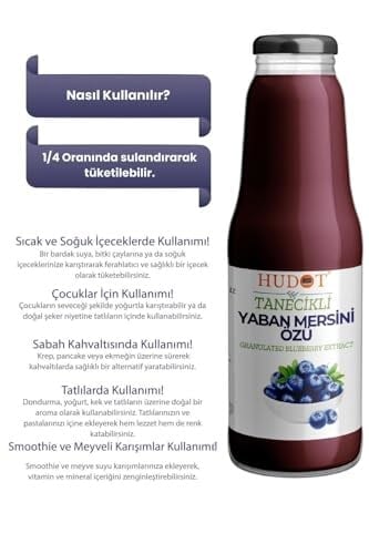 Taneli Yaban Mersini Özü, 1400 gr,HUDOT GURME PREMIUM