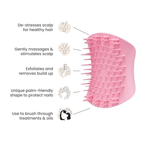 Tangle Teezer Scalp Brush Pink Masaj & Saç Fırçası - Islak Kuru Kullanım