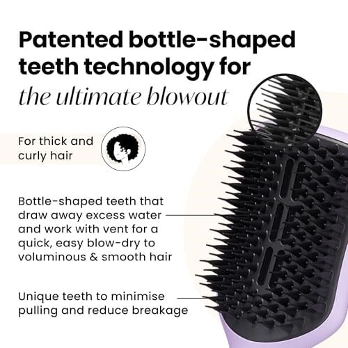 Tangle Teezer The Ultimate Blow Dry Large Lila Saç Şekillendirici Fırça-Tarak