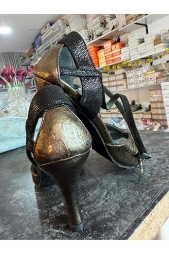 TANGO, DANS VE SALON AYAKKABISI 8,5 CM 13 PONT KADEH MODEL TOPUK KAPALI