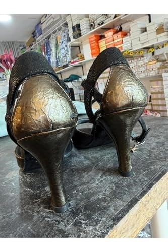 TANGO, DANS VE SALON AYAKKABISI 8,5 CM 13 PONT KADEH MODEL TOPUK KAPALI