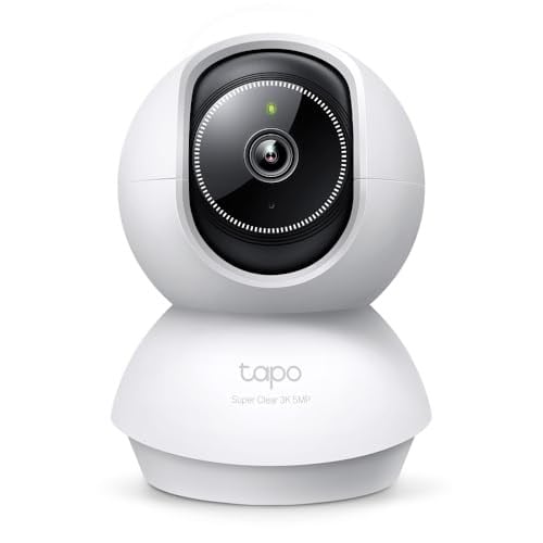 Tapo C230, 3K 5MP, Yapay Zeka Desteği, Hareket Takibi, 360°, 12m Gece Görüşü, Çift Yönlü Sesli İletişim, Bulut/Yerel Depolama, Bebek Ağlaması Tespiti,İç Mekan Wi-Fi Güvenlik Kamerası