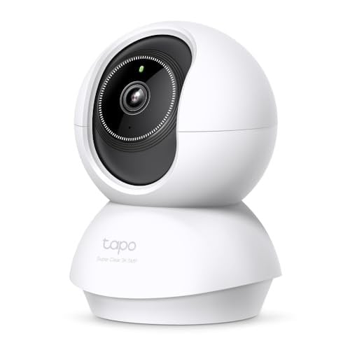 Tapo C230, 3K 5MP, Yapay Zeka Desteği, Hareket Takibi, 360°, 12m Gece Görüşü, Çift Yönlü Sesli İletişim, Bulut/Yerel Depolama, Bebek Ağlaması Tespiti,İç Mekan Wi-Fi Güvenlik Kamerası